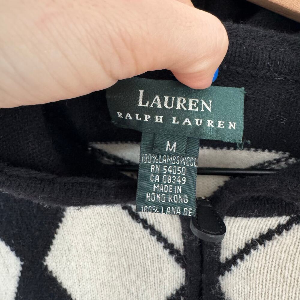 Ralph Lauren Women's South Western Inspired 100% Lambswool Pullover Size Medium - Picture 3 of 4